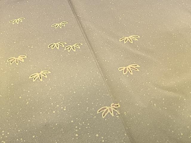 平和屋着物■訪問着 笹 たたき染め 正絹 逸品 BAAW9895hj