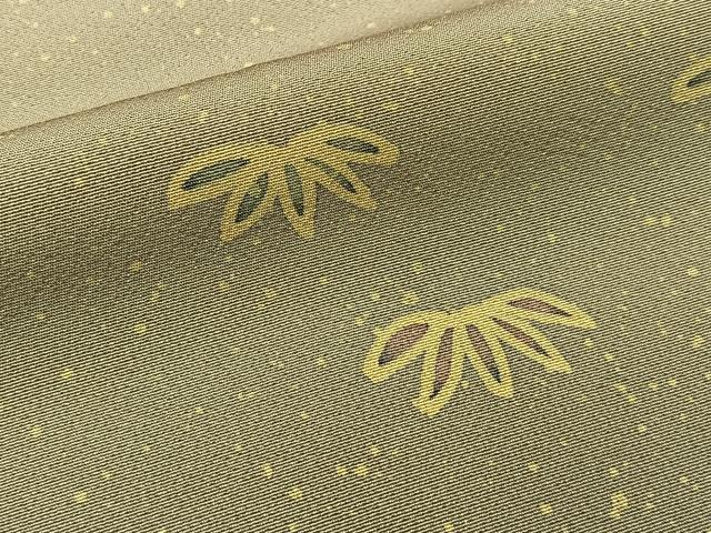 平和屋着物■訪問着 笹 たたき染め 正絹 逸品 BAAW9895hj
