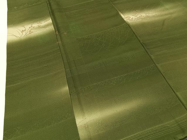 平和屋着物■上質な小紋　草花文　暈し染め　金彩　正絹　逸品　BAAW9901hj