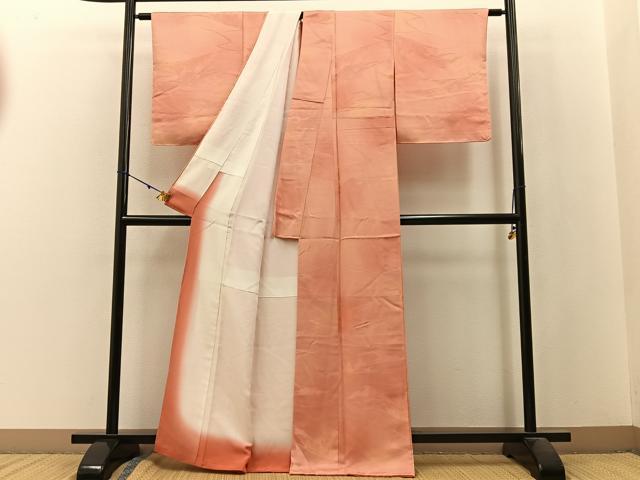 平和屋着物■上質な小紋　樹林地紋　暈し染め　正絹　逸品　BAAW9945hj