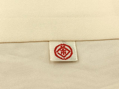 平和屋着物■訪問着 駒刺繍 籠目菊文 暈し染め 金彩 正絹 逸品 BAAW9946hj