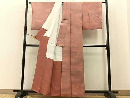 平和屋着物■上質な小紋 作家物 霞文 暈し染め 高島屋扱い 正絹 逸品 BAAW9949hj