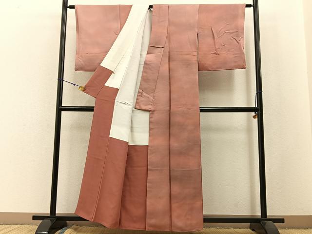 平和屋着物■上質な小紋 作家物 霞文 暈し染め 高島屋扱い 正絹 逸品 BAAW9949hj
