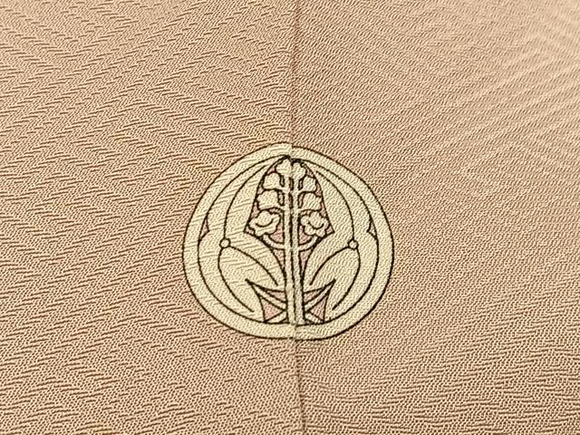 平和屋着物■豪華色留袖 刺繍 切嵌花唐草文 銀糸 正絹 逸品 BAAW9954hj
