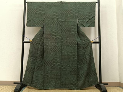 平和屋着物■上質な小紋 名物裂 正絹 逸品 BAAW9958hj