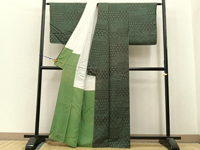平和屋着物■上質な小紋 名物裂 正絹 逸品 BAAW9958hj
