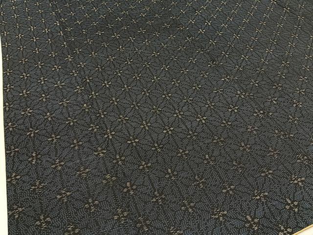 平和屋着物■本場大島紬　変わり麻の葉文様　正絹　逸品　BAAW9986hj