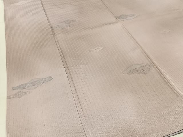 平和屋着物■上質な小紋　地紋起こし　更紗花文　暈し染め　正絹　逸品　未使用　BAAW9998hj