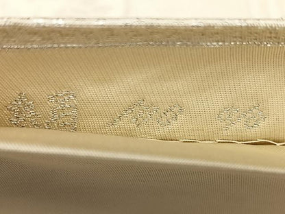 平和屋着物◎六通柄袋帯　唐織　蜀江花文　銀糸　やまとオリジナル　正絹　逸品　BAAX0087qw