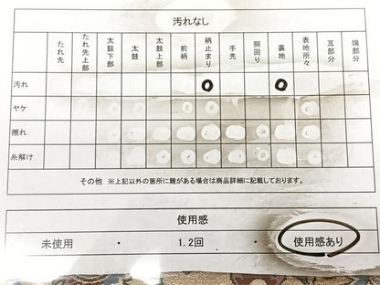平和屋着物◎六通柄　本袋帯　更紗花鳥文　金糸　正絹　逸品　BAAX0148qw