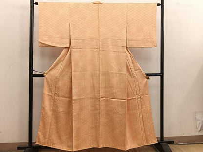 平和屋着物■上質な小紋 青海波花文 暈し染め 正絹 逸品 BAAX0205mz