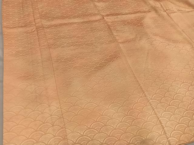 平和屋着物■上質な小紋 青海波花文 暈し染め 正絹 逸品 BAAX0205mz