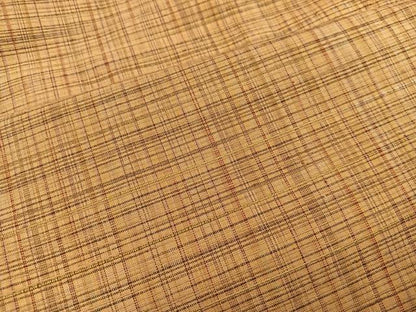 平和屋着物■上質な紬 格子柄 正絹 逸品 BAAX0222mz