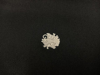 平和屋着物■豪華黒留袖 樹林風景文 暈し染め 金彩 正絹 逸品 BAAX0244mz