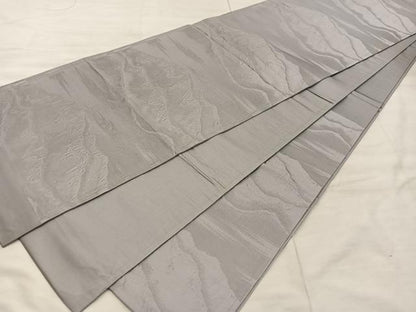 平和屋着物◎西陣　六通柄袋帯　遠山文　正絹　逸品　BAAX0263mz