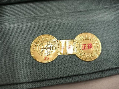 平和屋着物◎西陣 六通柄袋帯 向かい鳥丸文 金糸 証紙付き 正絹 逸品 BAAX0518mz