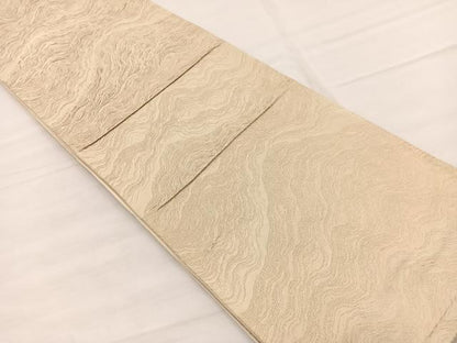 平和屋着物◎西陣　六通柄袋帯　道長文様　金糸　正絹　逸品　BAAX0650hv