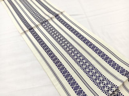 平和屋着物●本場筑前博多織　八寸名古屋帯　献上　一重帯　正絹　逸品　未使用　BAAX0712hv