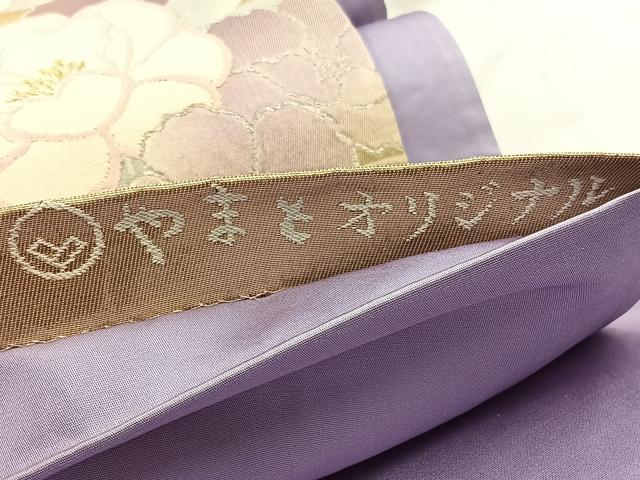 平和屋着物◎六通柄袋帯　唐織　牡丹　金銀糸　やまとオリジナル　正絹　逸品　BAAX0759hv