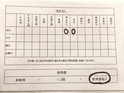 平和屋着物◎六通柄袋帯　扇面風景文　金銀糸　正絹　逸品　BAAX0769hv