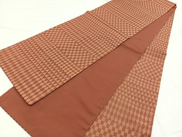 平和屋着物◎全通柄袋帯　きかがく　正絹　逸品　BAAX0773hv