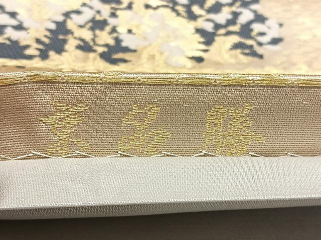 平和屋着物◎六通柄袋帯　京名勝　清水寺　金糸　正絹　逸品　BAAX1089qw