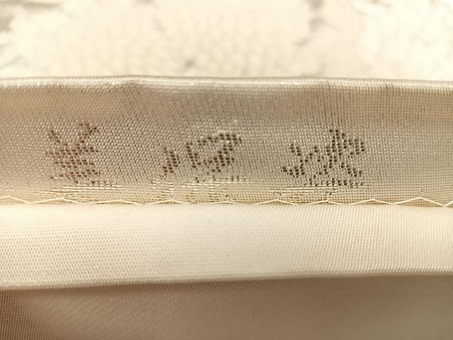 平和屋着物◎六通柄袋帯　唐織　美保姿　鼓花文　銀糸　正絹　逸品　BAAX1179qw