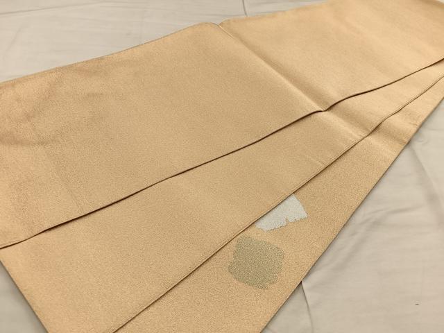 平和屋着物◎太鼓柄袋帯 綴れ 色紙重ね吉祥文 金銀糸 正絹 逸品 BAAX1363mz