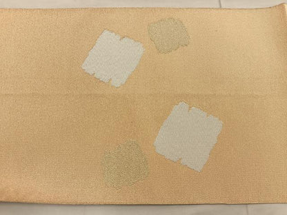 平和屋着物◎太鼓柄袋帯 綴れ 色紙重ね吉祥文 金銀糸 正絹 逸品 BAAX1363mz