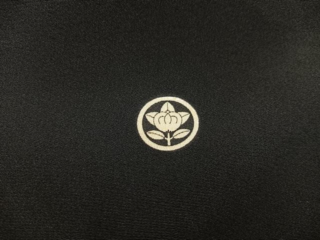 平和屋着物■五代 歌舞伎役者　坂東八十助　黒留袖　駒刺繍　衣の年輪　暈し染め　金彩　正絹　逸品　BAAX1388mz