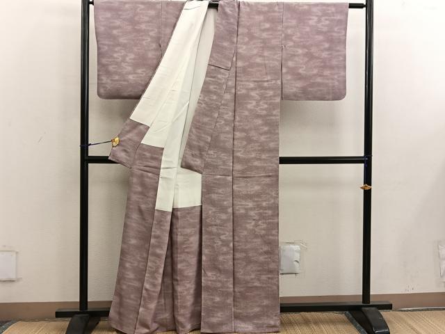 平和屋着物■江戸小紋　作家物　流水文　正絹　逸品　BAAX1389mz