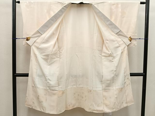 平和屋着物■長襦袢　袷　梅丸文　正絹　逸品　BAAX1408mz