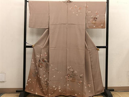 平和屋着物■訪問着 菊花文 正絹 逸品 BAAX1428mz