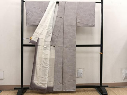 平和屋着物■上質な小紋 霞文 正絹 逸品 BAAX1446mz