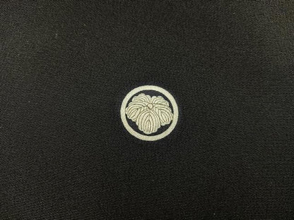 平和屋着物■豪華黒留袖 駒刺繍 菊花文 金彩 正絹 逸品 BAAX1456mz