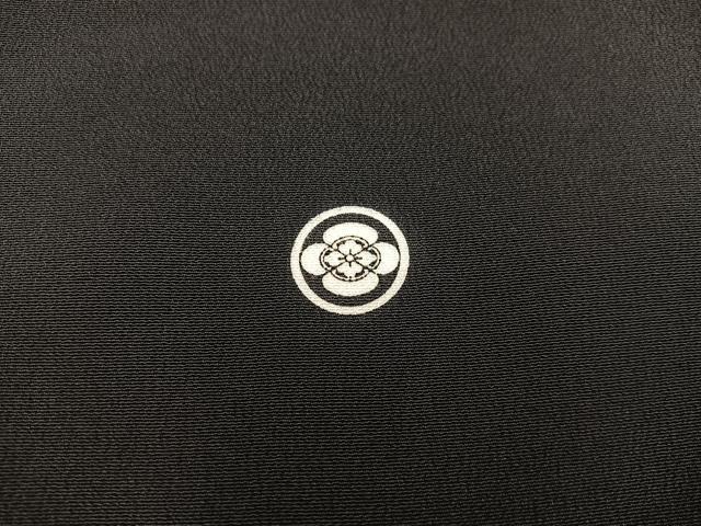 平和屋着物■豪華黒留袖　作家物　駒刺繍　扇面御所車文　暈し染め　金彩　正絹　逸品　BAAX1457mz