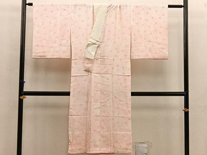 平和屋着物■長襦袢　無双仕立て　楓文　正絹　逸品　BAAX1466mz