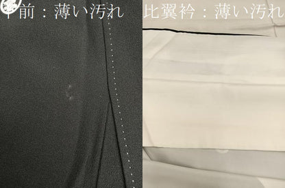 平和屋着物■豪華黒留袖 松竹梅 金彩 正絹 逸品 BAAX1471mz
