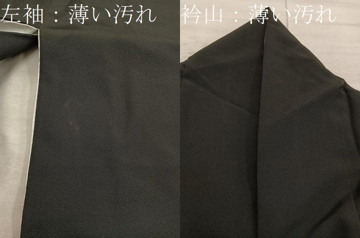 平和屋着物■豪華黒留袖 作家物 駒刺繍 風景花文 金彩 正絹 逸品 BAAX1472mz