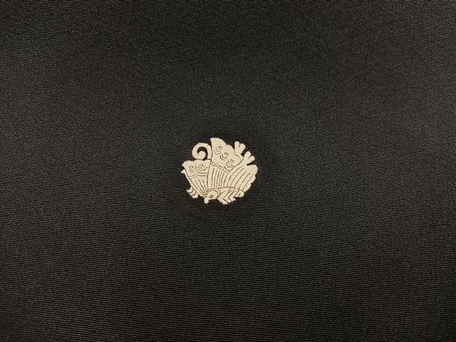 平和屋着物■豪華黒留袖 作家物 駒刺繍 風景花文 金彩 正絹 逸品 BAAX1472mz