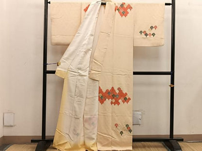 平和屋着物■訪問着 駒刺繍 青海波 金彩 正絹 逸品 BAAX1473mz