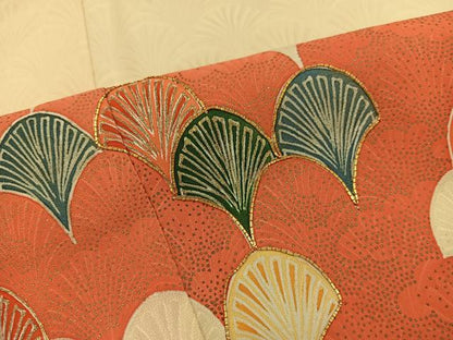 平和屋着物■訪問着 駒刺繍 青海波 金彩 正絹 逸品 BAAX1473mz