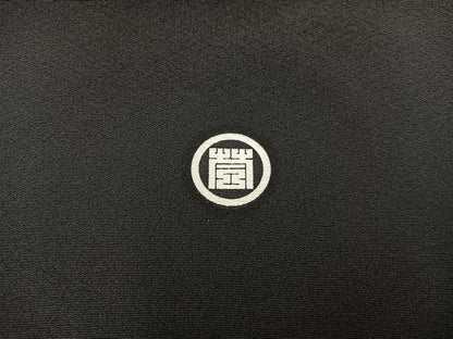 平和屋着物■豪華黒留袖 亀甲牡丹花文 金彩 正絹 逸品 BAAX1476mz