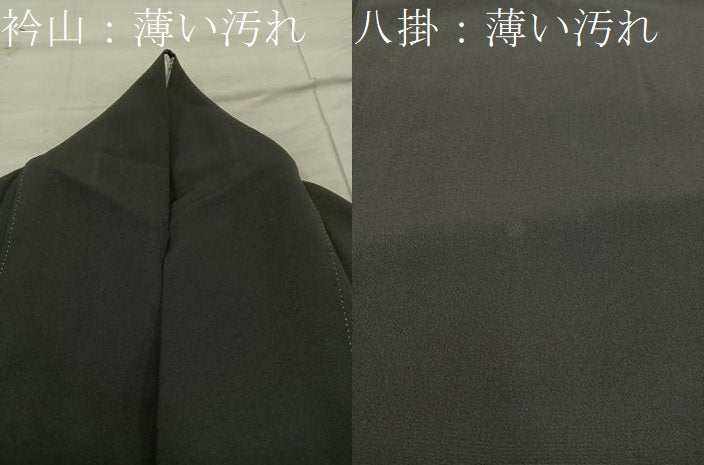 平和屋着物■豪華黒留袖　扇面牡丹花文　金彩　正絹　逸品　BAAX1482mz