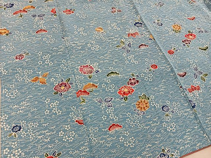 平和屋着物■上質な小紋 椿花文 正絹 逸品 BAAX1497mz