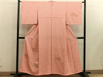 平和屋着物■訪問着 刺繍 唐草文 金彩 正絹 逸品 BAAX1501mz
