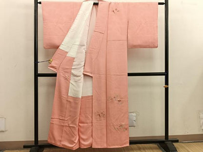 平和屋着物■訪問着 刺繍 唐草文 金彩 正絹 逸品 BAAX1501mz