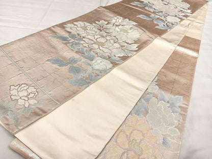 平和屋着物◎六通柄袋帯　唐織　蒔絵錦　金銀糸　正絹　逸品　BAAX1603qw