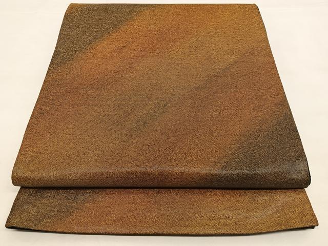 平和屋着物◎六通柄袋帯　斜線文　正絹　逸品　BAAX1618qw