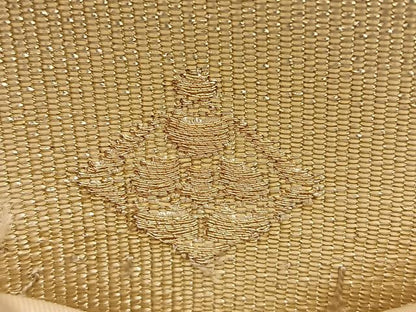 平和屋着物◎西陣の名門織元　いづくら謹製　六通柄袋帯　切嵌吉祥文　金糸　正絹　逸品　BAAX1623qw